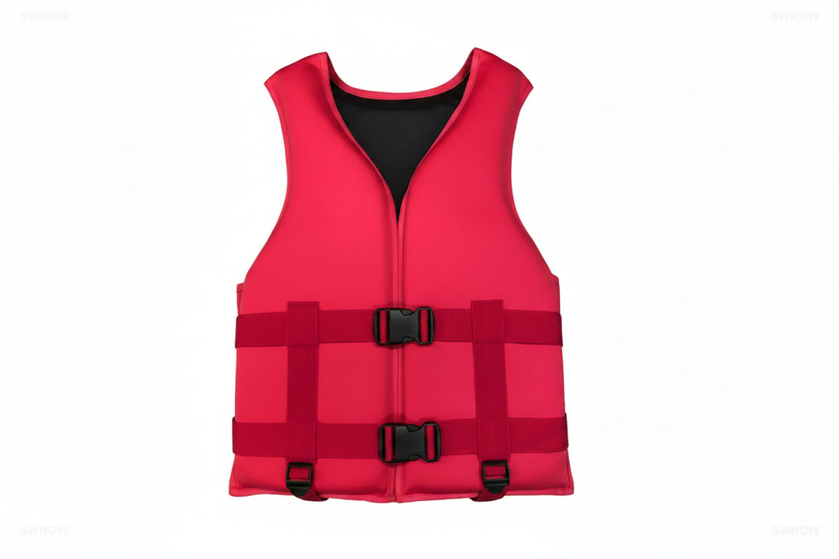 Chaleco salvavidas de neopreno OLA Paddle & Surf, color rojo