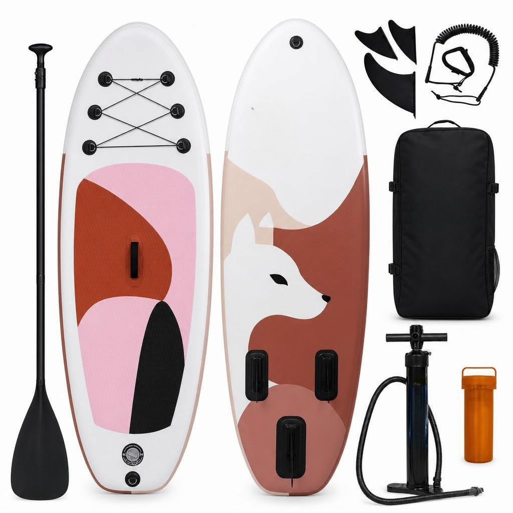 Planche de Paddle Enfant Gonflable — Rose