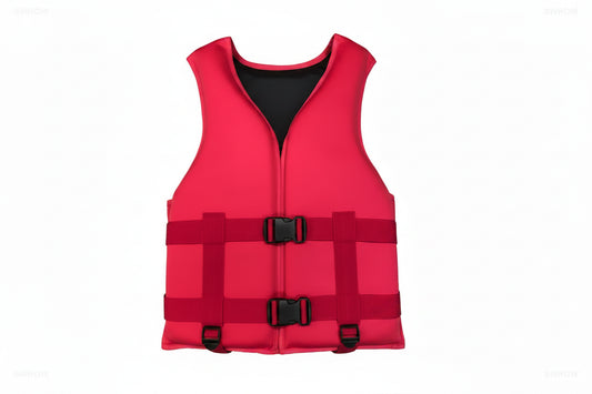 Chaleco salvavidas de neopreno OLA Paddle & Surf, color rojo