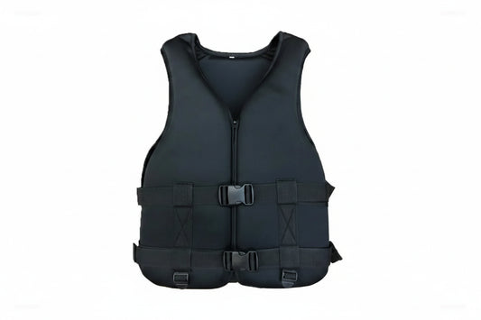 Chaleco salvavidas de neopreno OLA Paddle & Surf, color negro