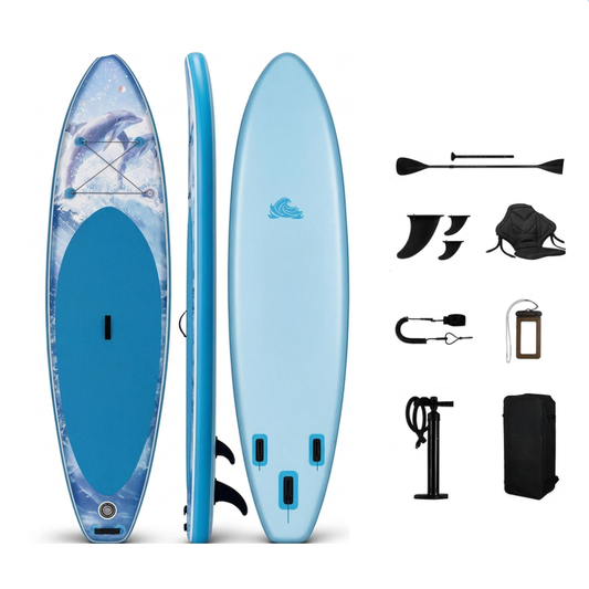 Tabla de Paddle Surf Hinchable con Accesorios — Diseño SUPIE71G (350×83×15 cm)